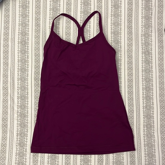 Violet Yogasmoga Unlined Violet Tank - Picture 1 of 3